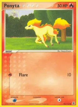 Ponyta 「DS 78/113」「EN」