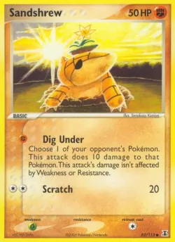 Sandshrew 「DS 82/113」「EN」