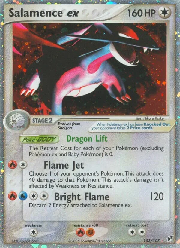 Salamence ex 「DX 103/107」「EN」