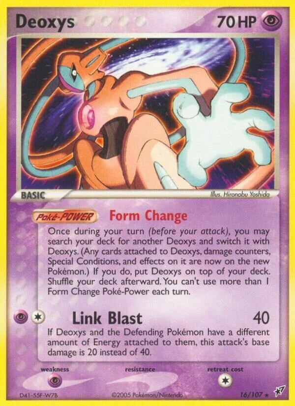 Deoxys 「DX 16/107」「EN」