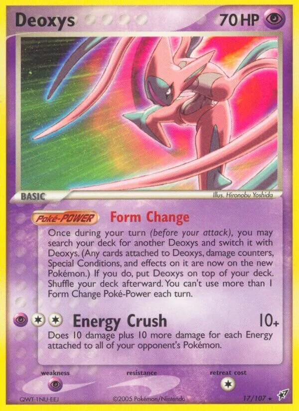 Deoxys 「DX 17/107」「EN」