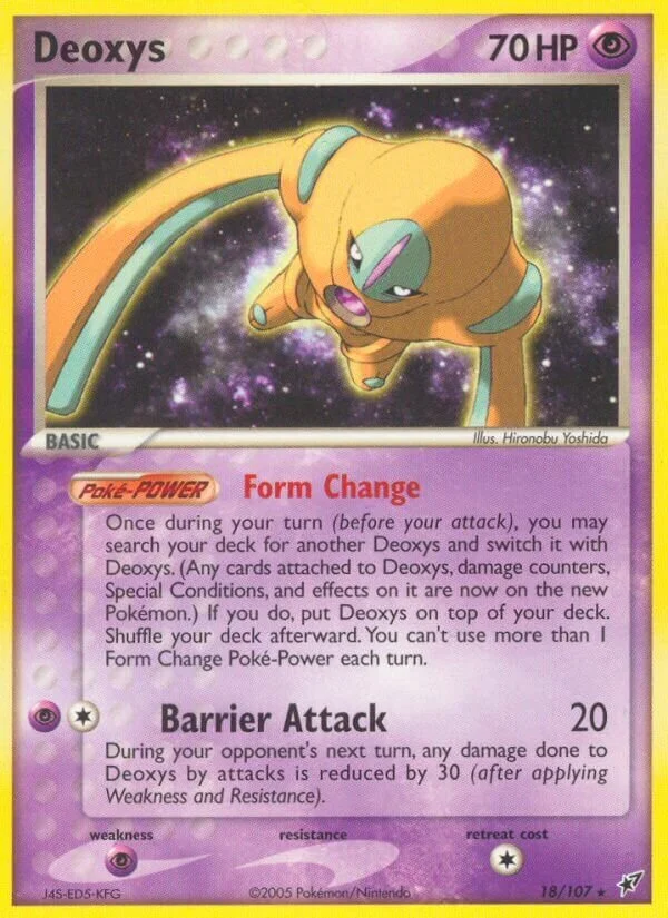 Deoxys 「DX 18/107」「EN」