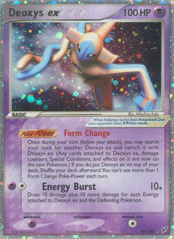 Deoxys ex 「DX 97/107」「EN」