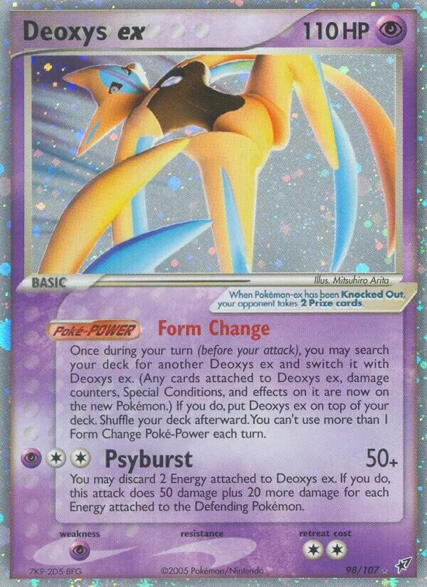 Deoxys ex 「DX 98/107」「EN」