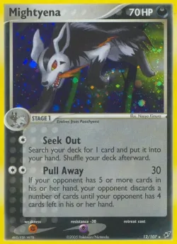 Mightyena #12/107 · Pokémon