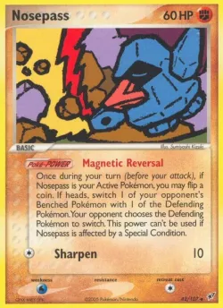 Nosepass #42/107 · Pokémon