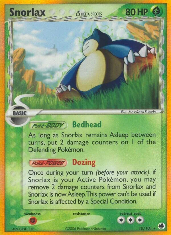 Snorlax 「DF 10/101」「EN」
