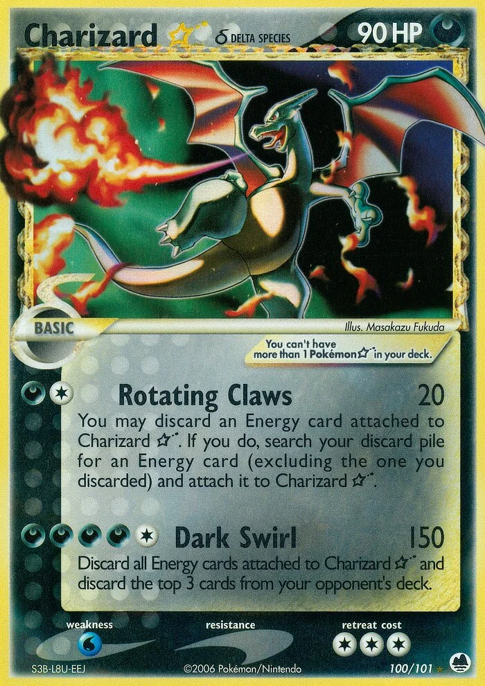 Charizard ☆ 「DF 100/101」「EN」