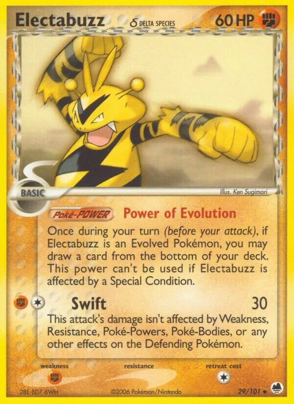 Electabuzz 「DF 29/101」「EN」