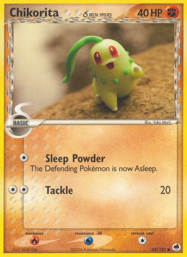 Chikorita 「DF 44/101」「EN」