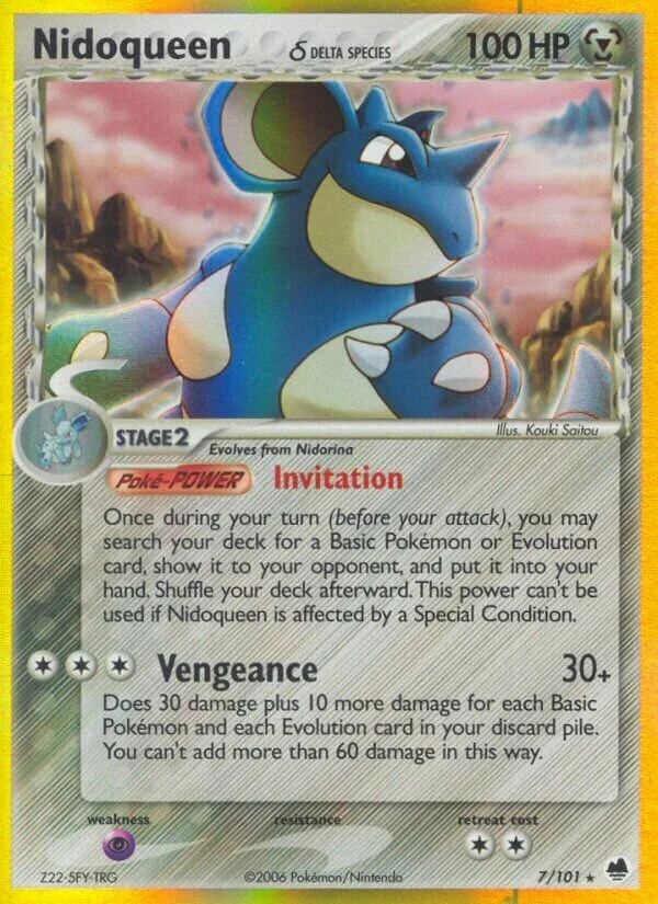 Nidoqueen 「DF 7/101」「EN」