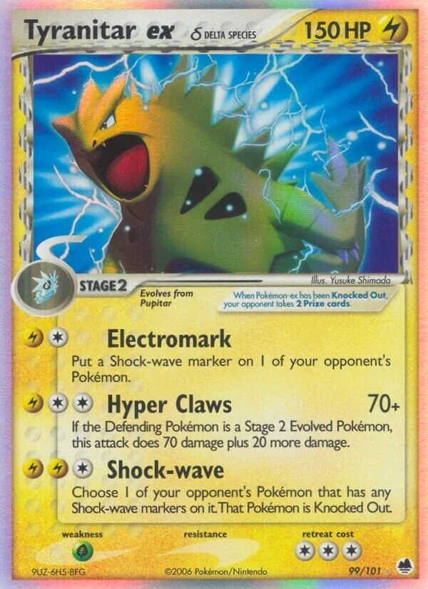 Tyranitar ex 「DF 99/101」「EN」