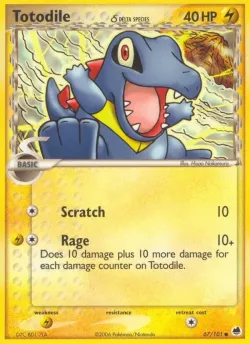 Totodile 「DF 67/101」「EN」
