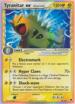 Tyranitar ex 「DF 99/101」「EN」
