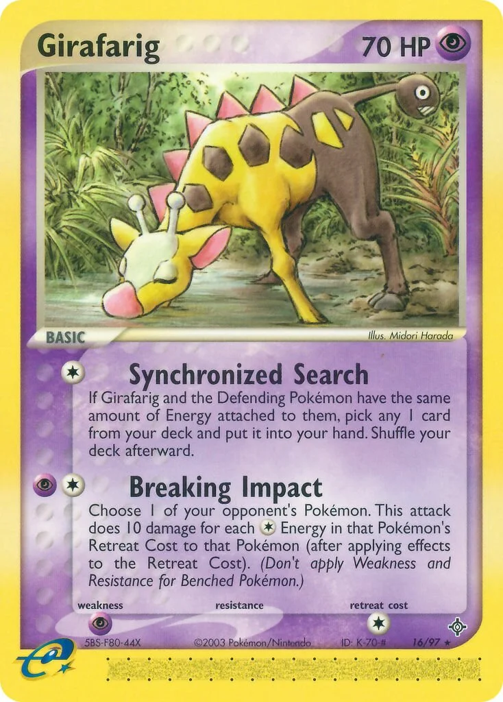Girafarig 「DR 16/97」「EN」