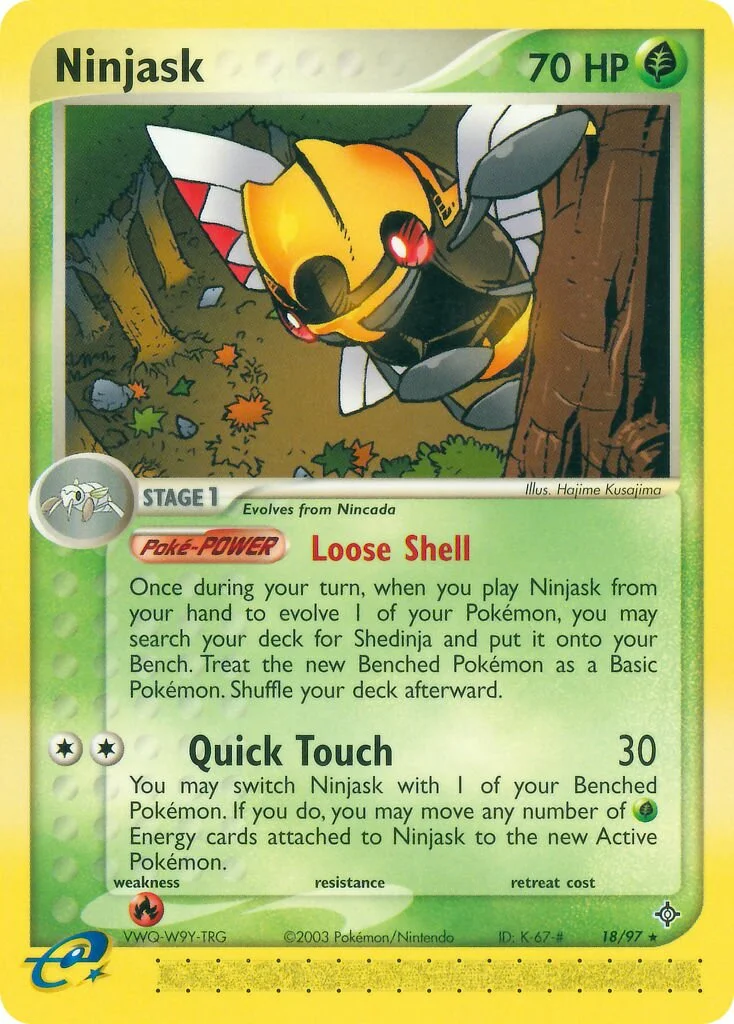 Ninjask 「DR 18/97」「EN」