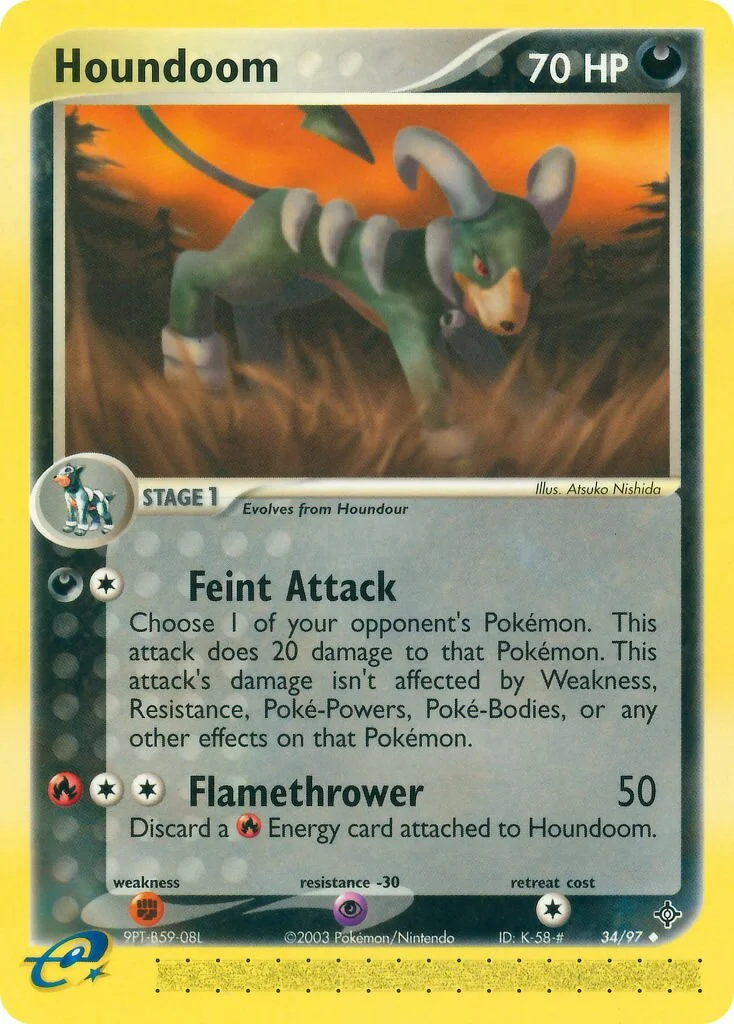 Houndoom 「DR 34/97」「EN」
