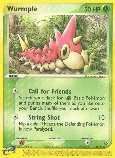 Wurmple 「DR 81/97」「EN」