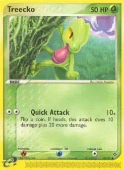 Treecko 「DR 80/97」「EN」