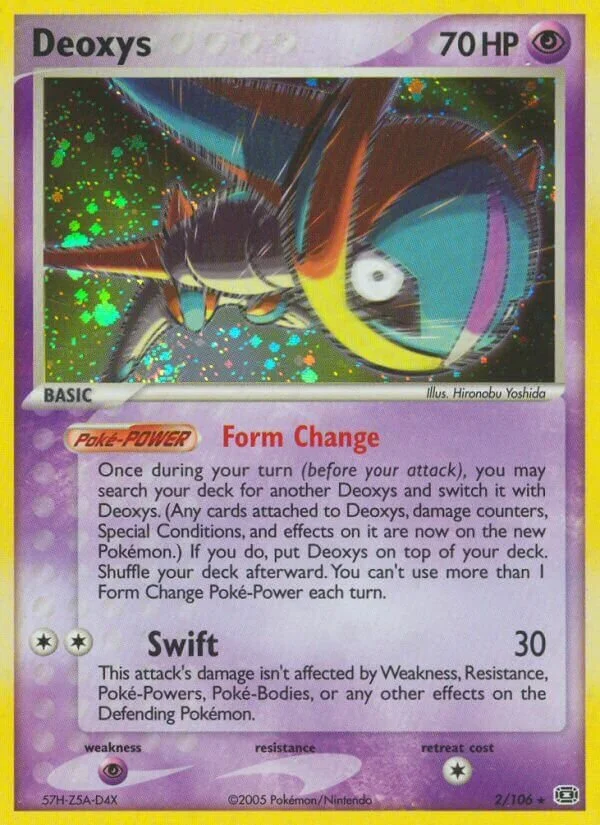 Deoxys 「EM 2/106」「EN」