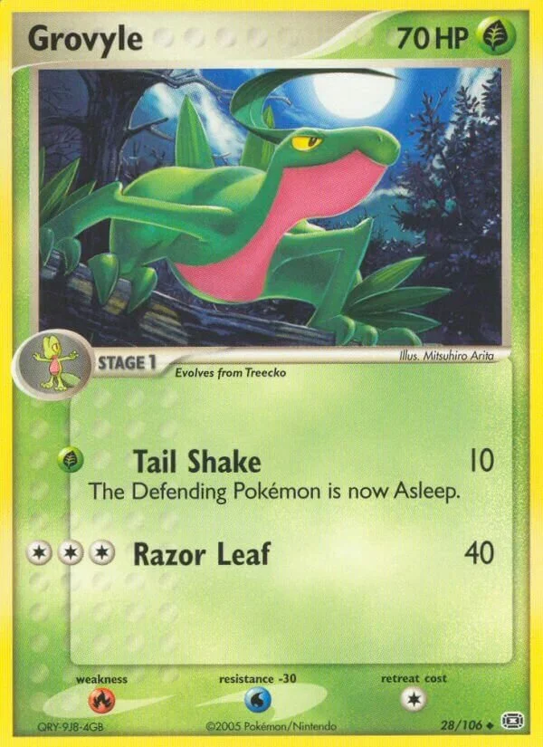 Grovyle 「EM 28/106」「EN」