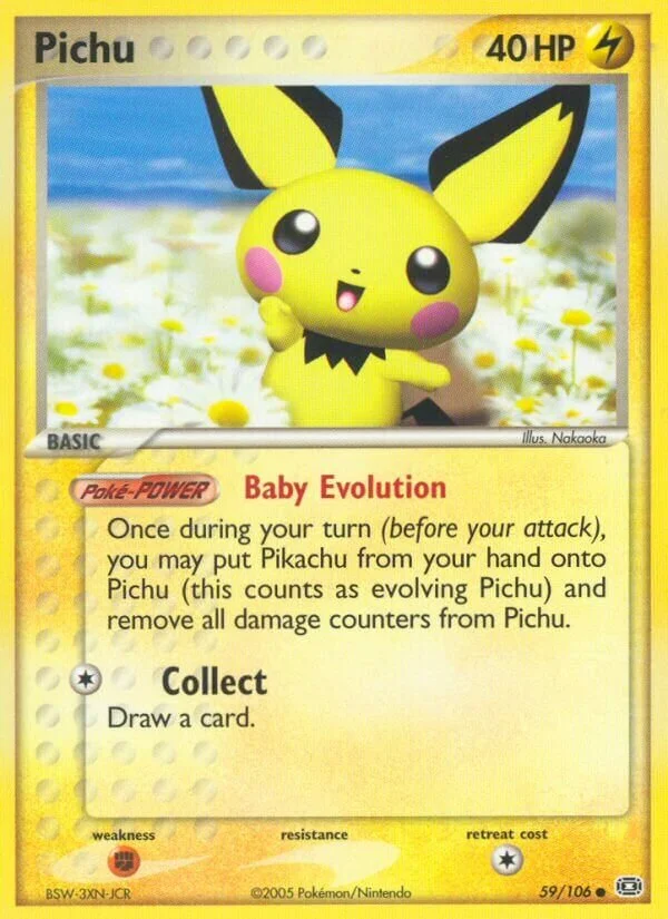 Pichu 「EM 59/106」「EN」