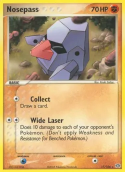 Nosepass #17/106 · Pokémon