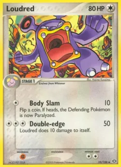 Loudred #35/106 · Pokémon