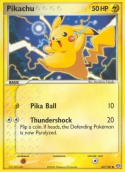 Pikachu 「EM 60/106」「EN」