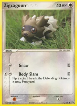 Zigzagoon 「EM 74/106」「EN」