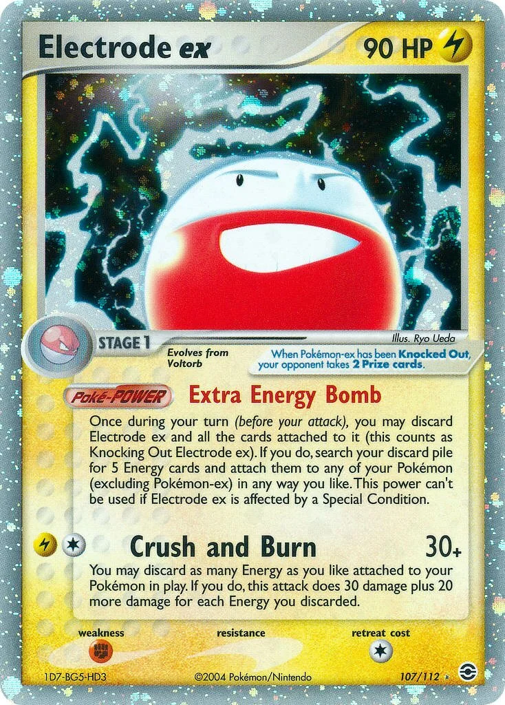 Electrode ex 「RG 107/112」「EN」