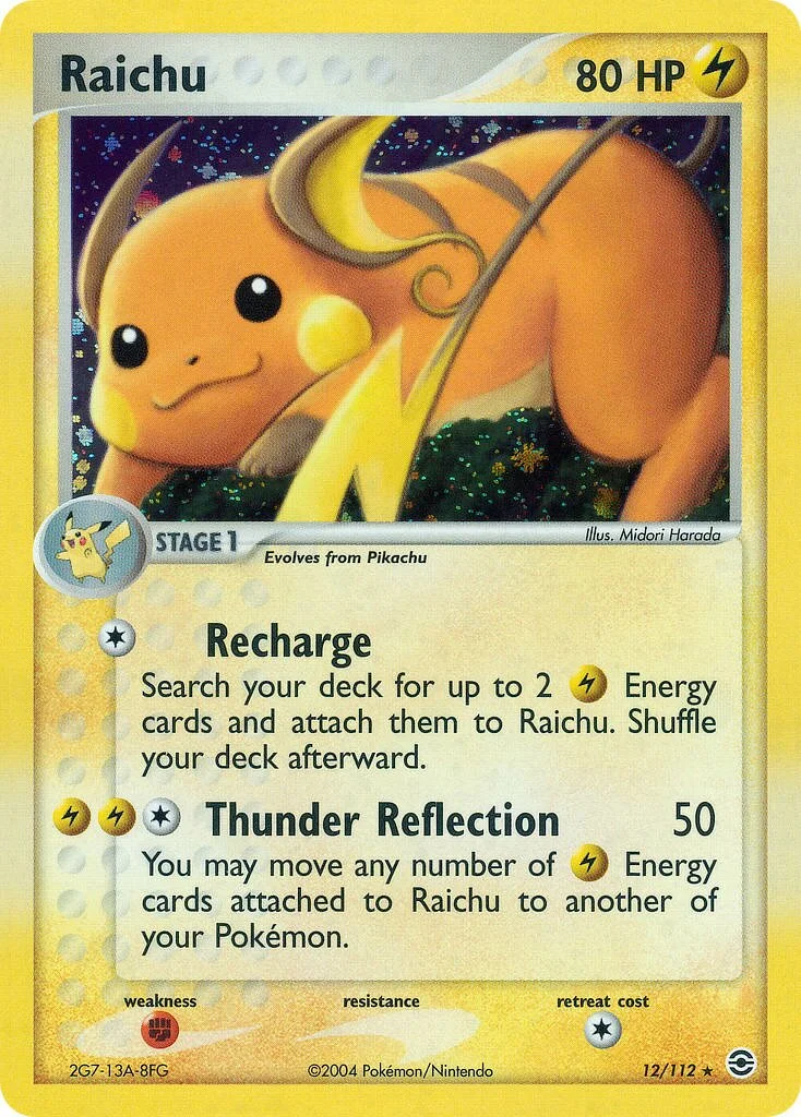 Raichu 「RG 12/112」「EN」