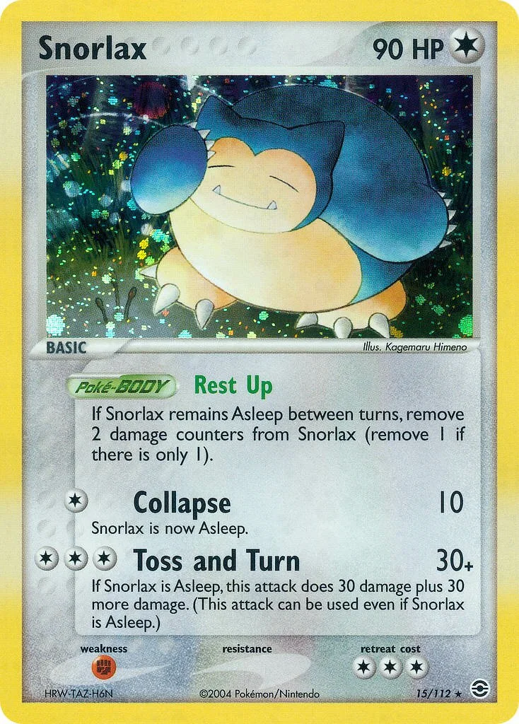 Snorlax 「RG 15/112」「EN」