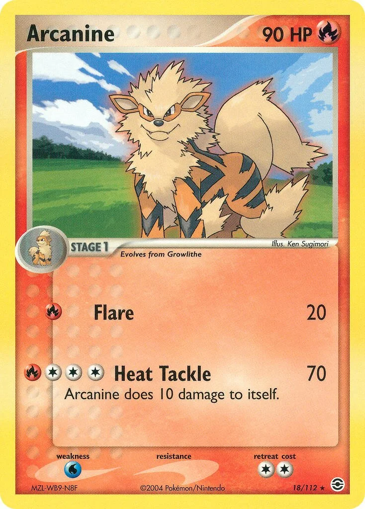 Arcanine 「RG 18/112」「EN」