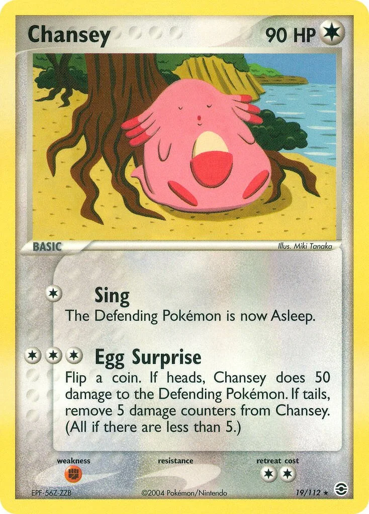 Chansey 「RG 19/112」「EN」