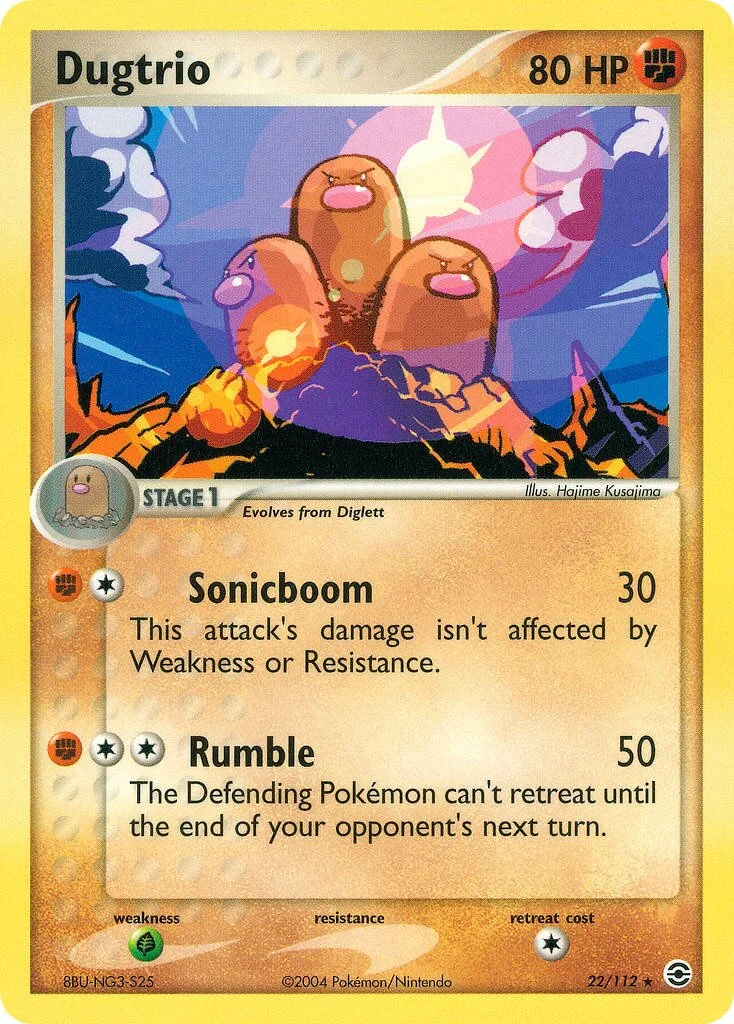 Dugtrio 「RG 22/112」「EN」