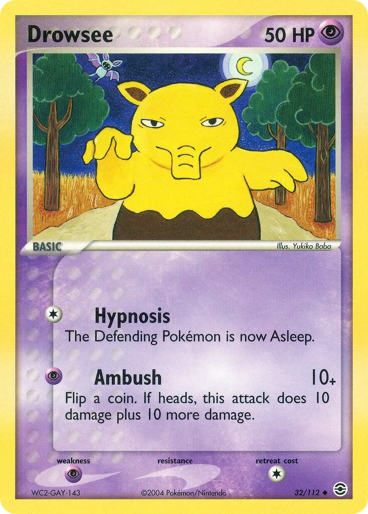 Drowzee 「RG 32/112」「EN」