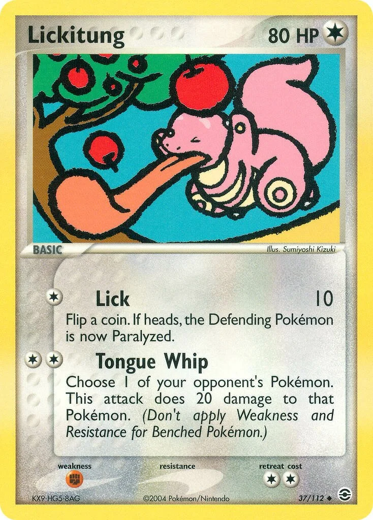 Lickitung 「RG 37/112」「EN」