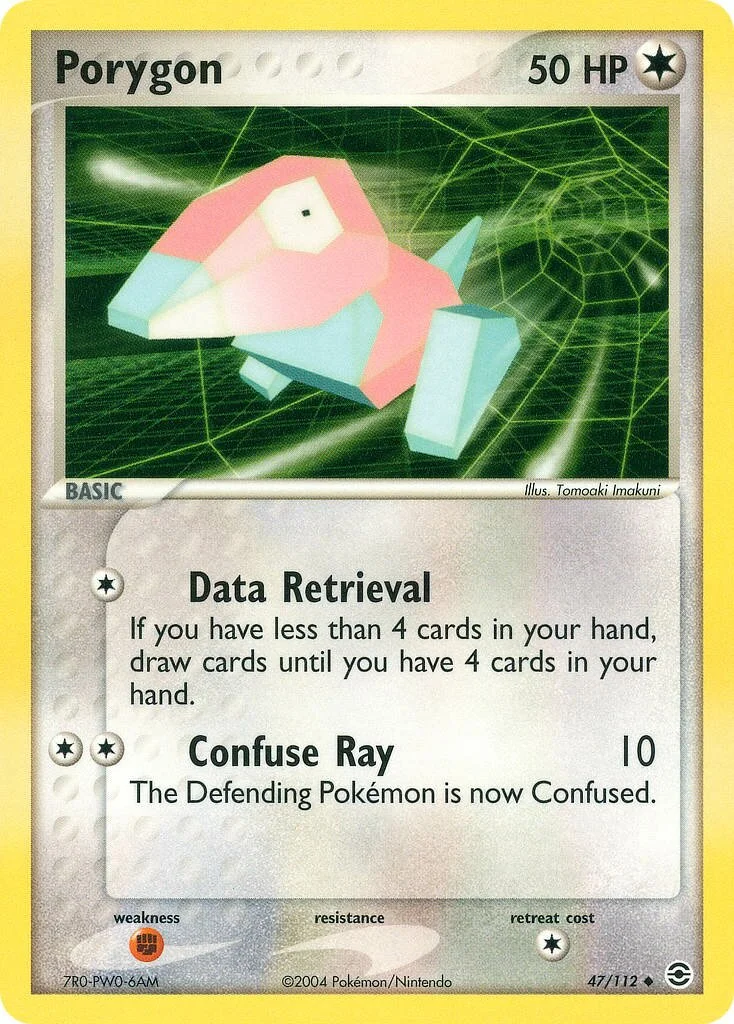 Porygon 「RG 47/112」「EN」