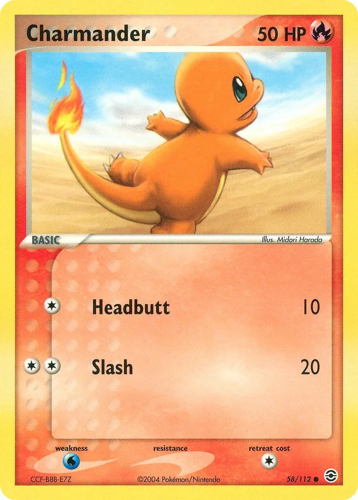 Charmander 「RG 58/112」「EN」