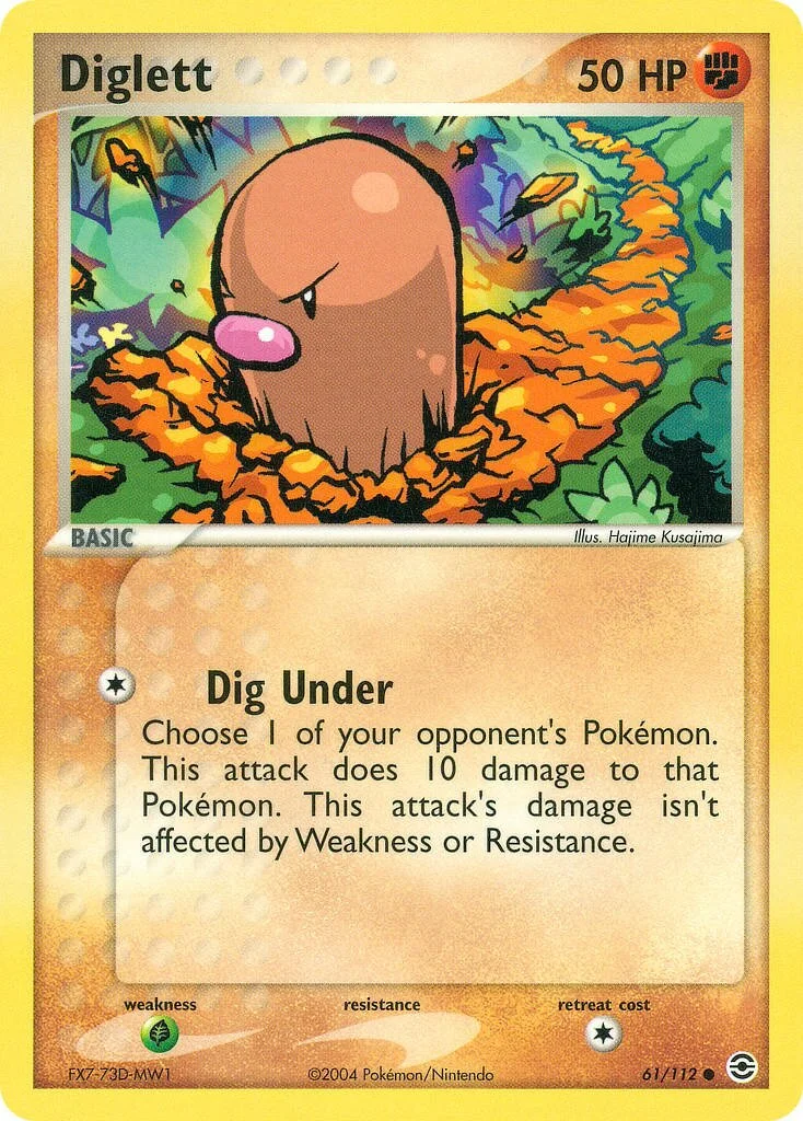 Diglett 「RG 61/112」「EN」