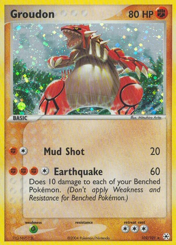 Groudon 「HL 102/101」「EN」