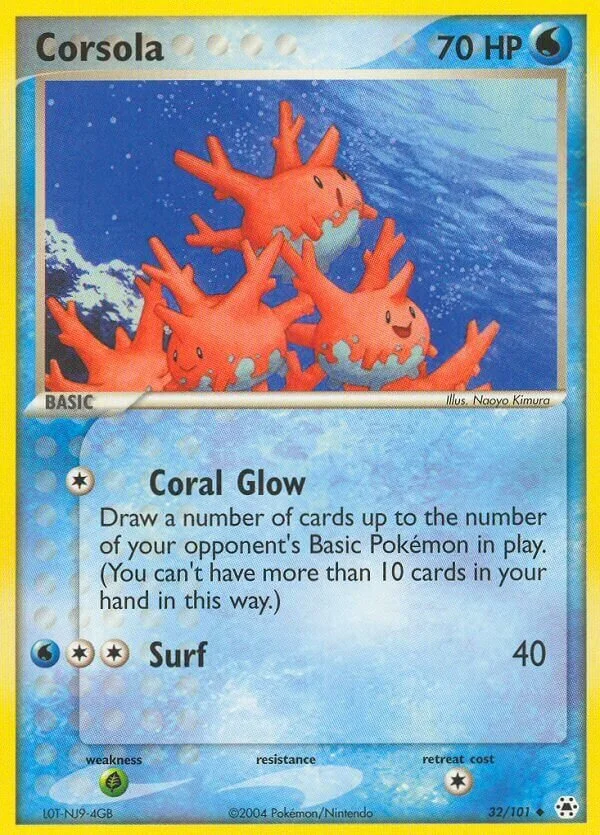 Corsola 「HL 32/101」「EN」