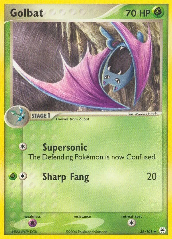 Golbat 「HL 36/101」「EN」