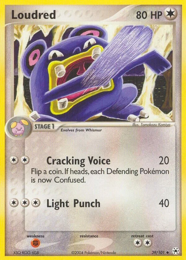 Loudred 「HL 39/101」「EN」