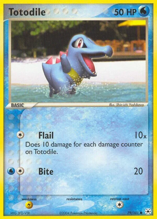 Totodile 「HL 79/101」「EN」