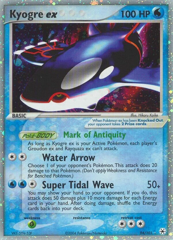 Kyogre ex 「HL 94/101」「EN」