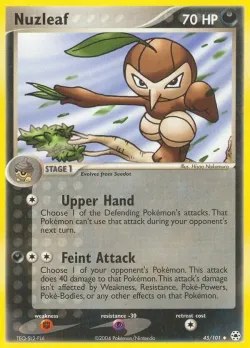 Nuzleaf #45/101 · Pokémon