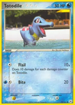 Totodile 「HL 79/101」「EN」