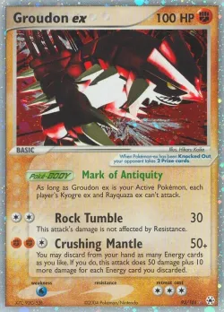 Groudon ex 「HL 93/101」「EN」